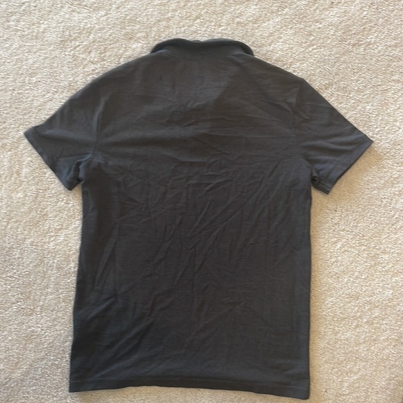 Men’s H&M Polo Short Sleeve Charcoal color Size Medium M - Picture 4 of 4